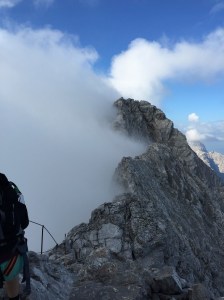 Wie wir Herrn Watzmann überqueren sollen ist uns noch schleierhaft.