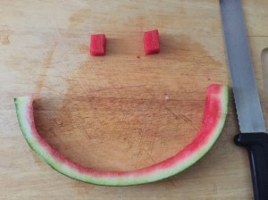 Ein süßes Lächeln.