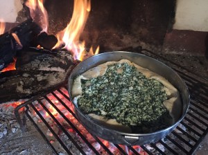 Resteverwertung: Ricotta-Spinat-Torte.